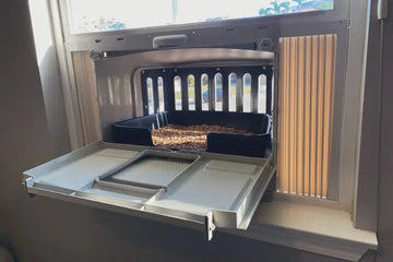 raised cat litter box