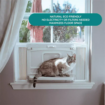 Forget harmful ammonia odors and impossible cleaning hassles with "Traditional" and "Auto Self Cleaning” litter boxes, VistaLoo provides a mess-free cleanup without urine leaks or smeared feces
