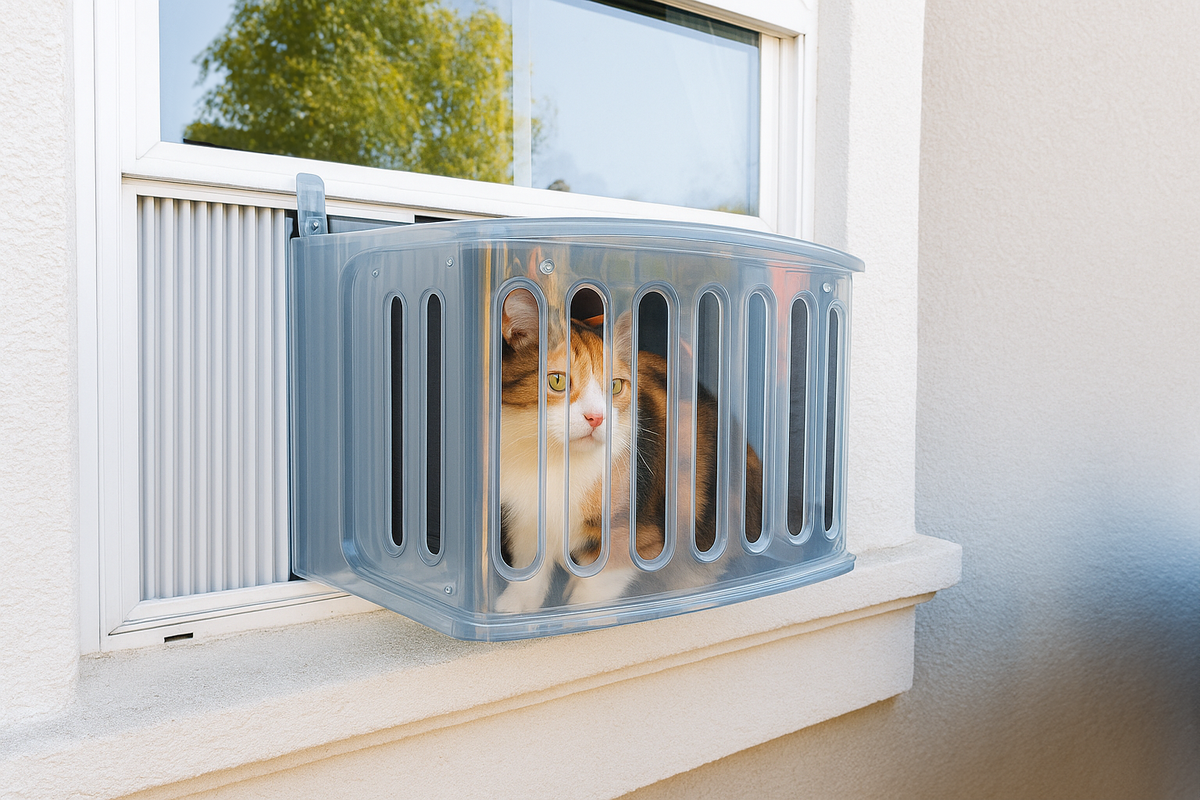 Cat Window Perch & Cat Window Litter Box | VistaGato
